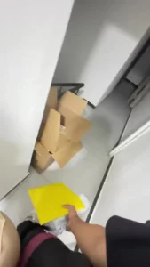 顶美母狗楼道后入